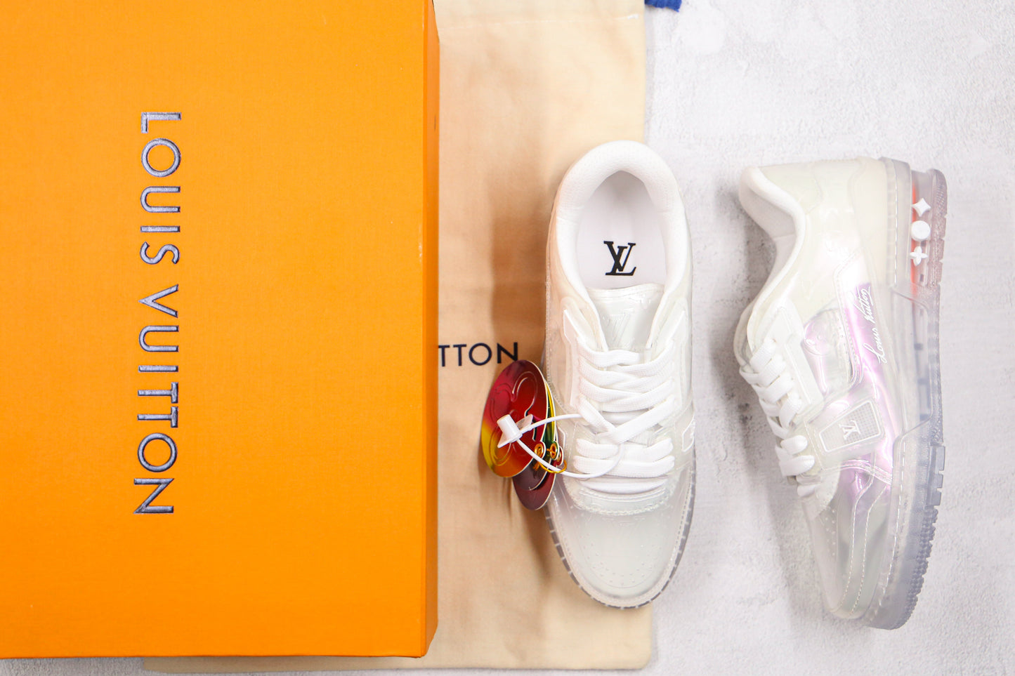 Sneaker Louis Vuitton Trainer Trasparente 