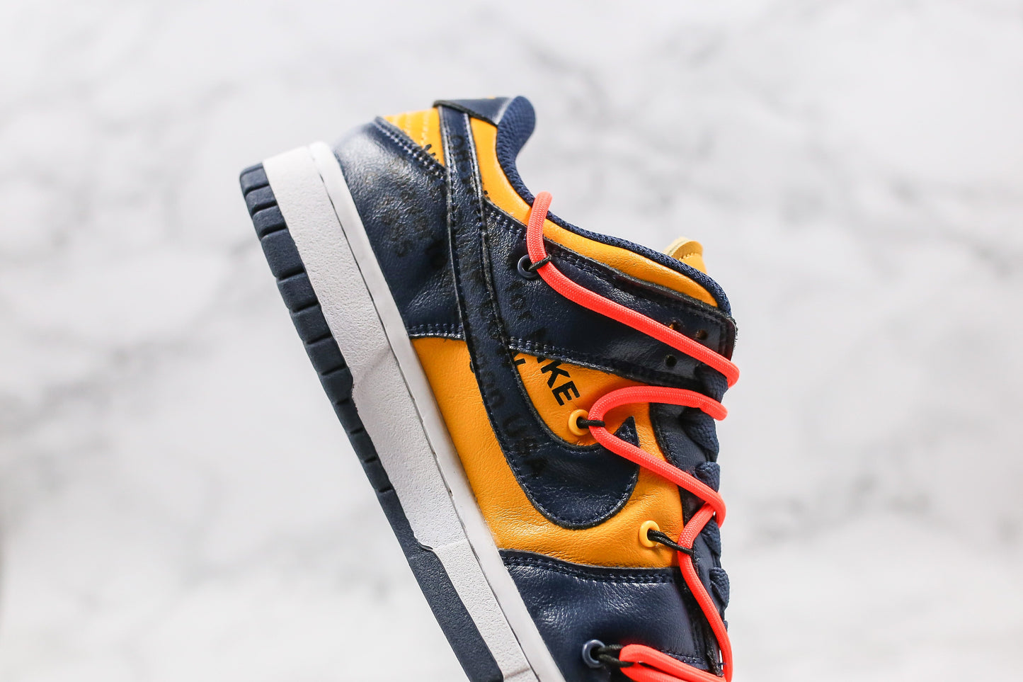 Nike Dunk Low Off-White University Gold Mindnight Marine