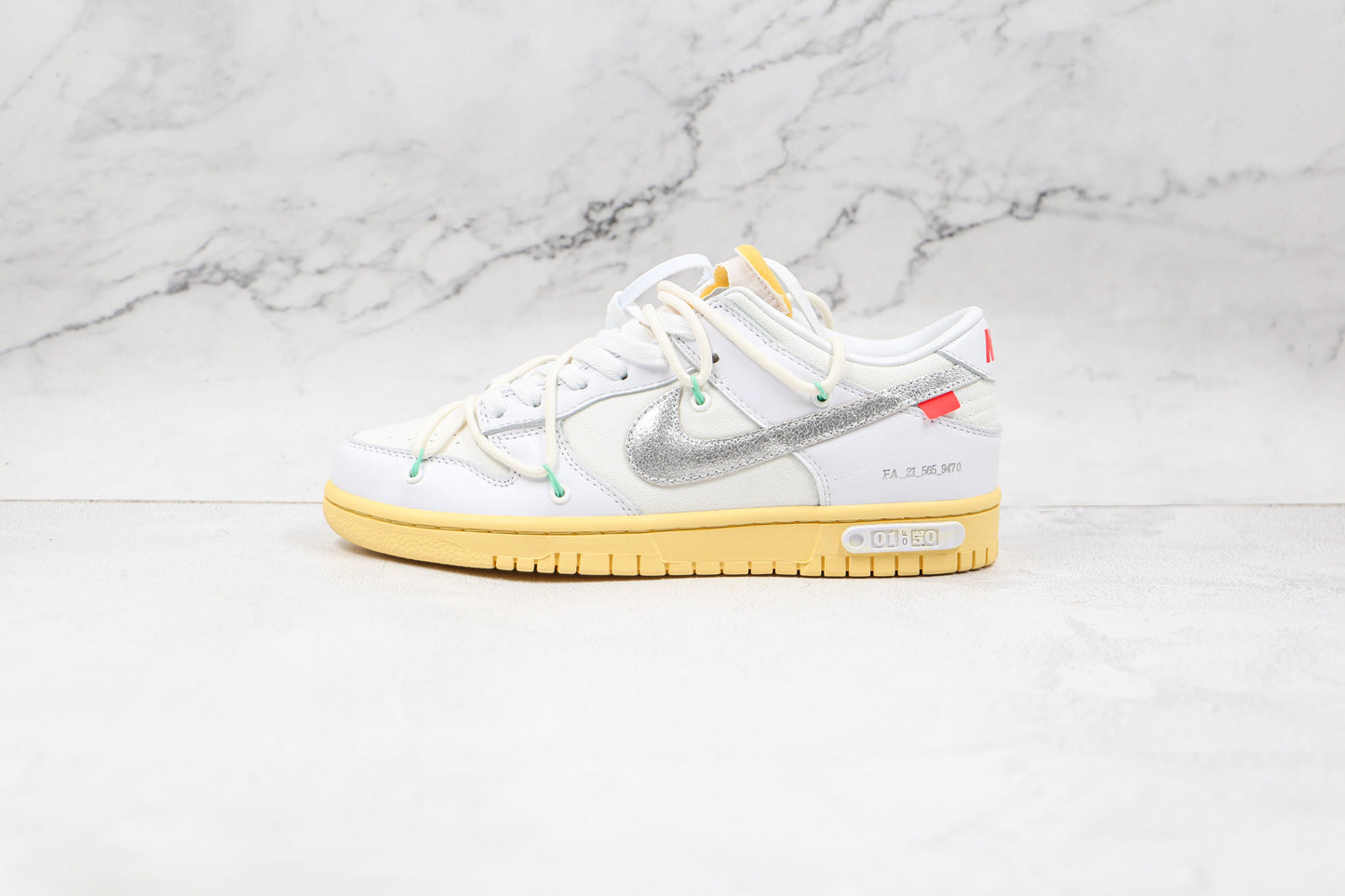 Nike Dunk Low Off White Lotto 01:50 