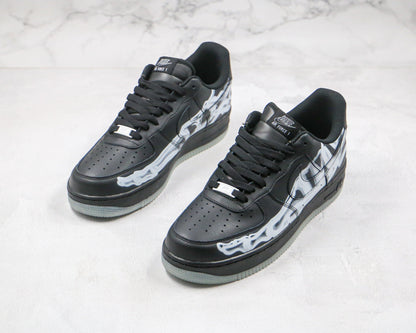 Nike Air Force 1 Schwarzes Skelett