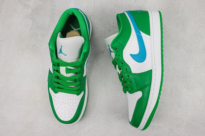 Jordan 1 Low Lucky Green Aquatone