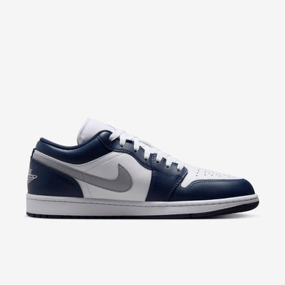 Jordan 1 Low Wolf Grey Midnight Navy