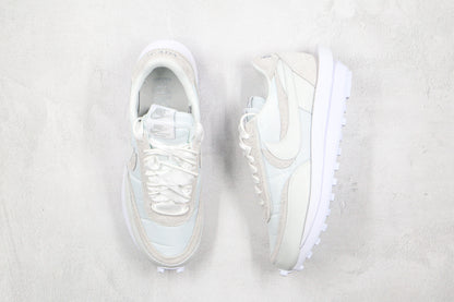 Nike Waffel Sacai Weißes Nylon