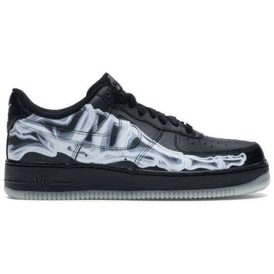 Nike Air Force 1 Schwarzes Skelett