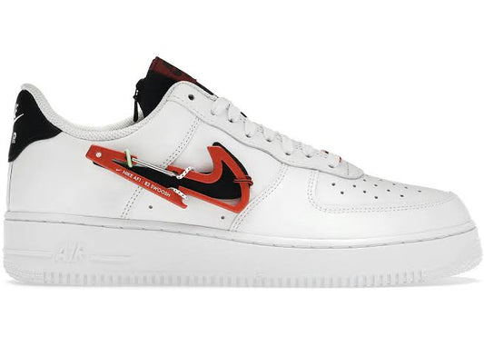 Nike Air Force 1 Moschettone Swoosh Rosso 