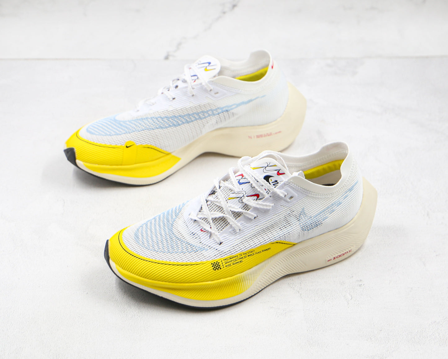 Nike ZoomX Vaporfly Next 2 Weiß Gelb Strike