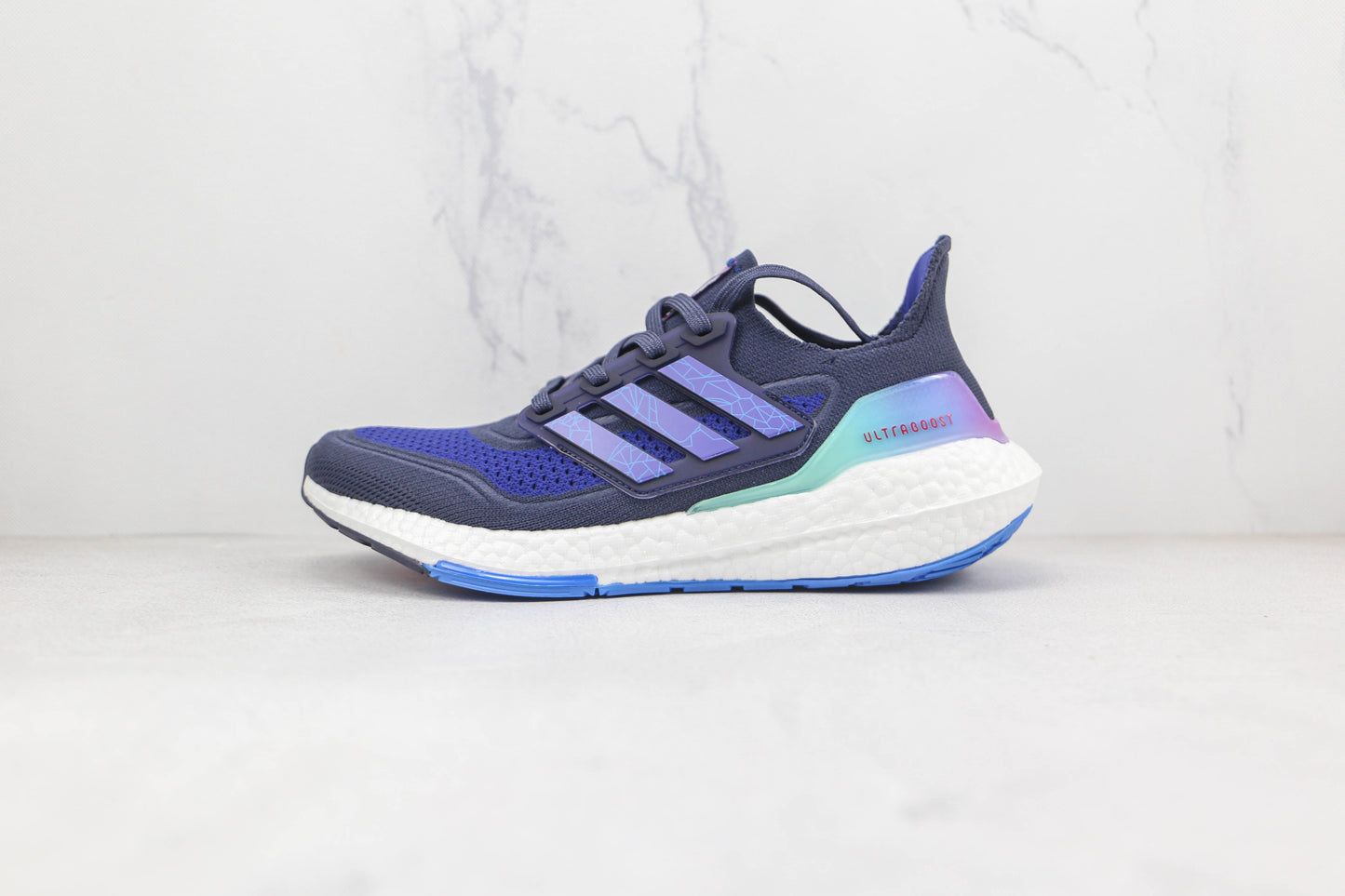 Adidas Ultraboost 21 Teaser Blu Navy Ombra 