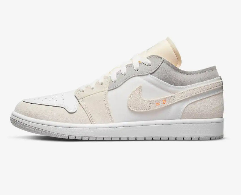 Air Jordan 1 Low Inside Out Cream White Light Grey