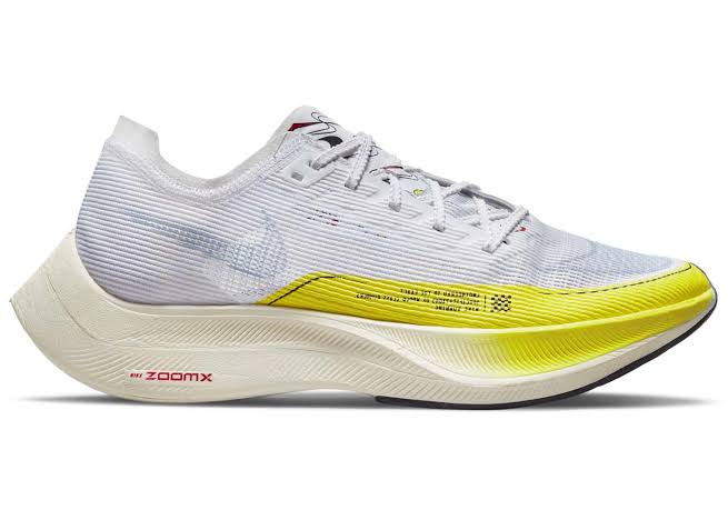 Nike ZoomX Vaporfly Next 2 Bianco Giallo Strike