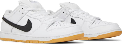 Nike SB Dunk Low Arancione Bianco Etichetta Nera