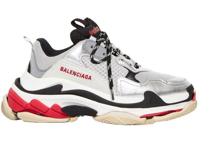 Balenciaga Triple S Silver Black 2019