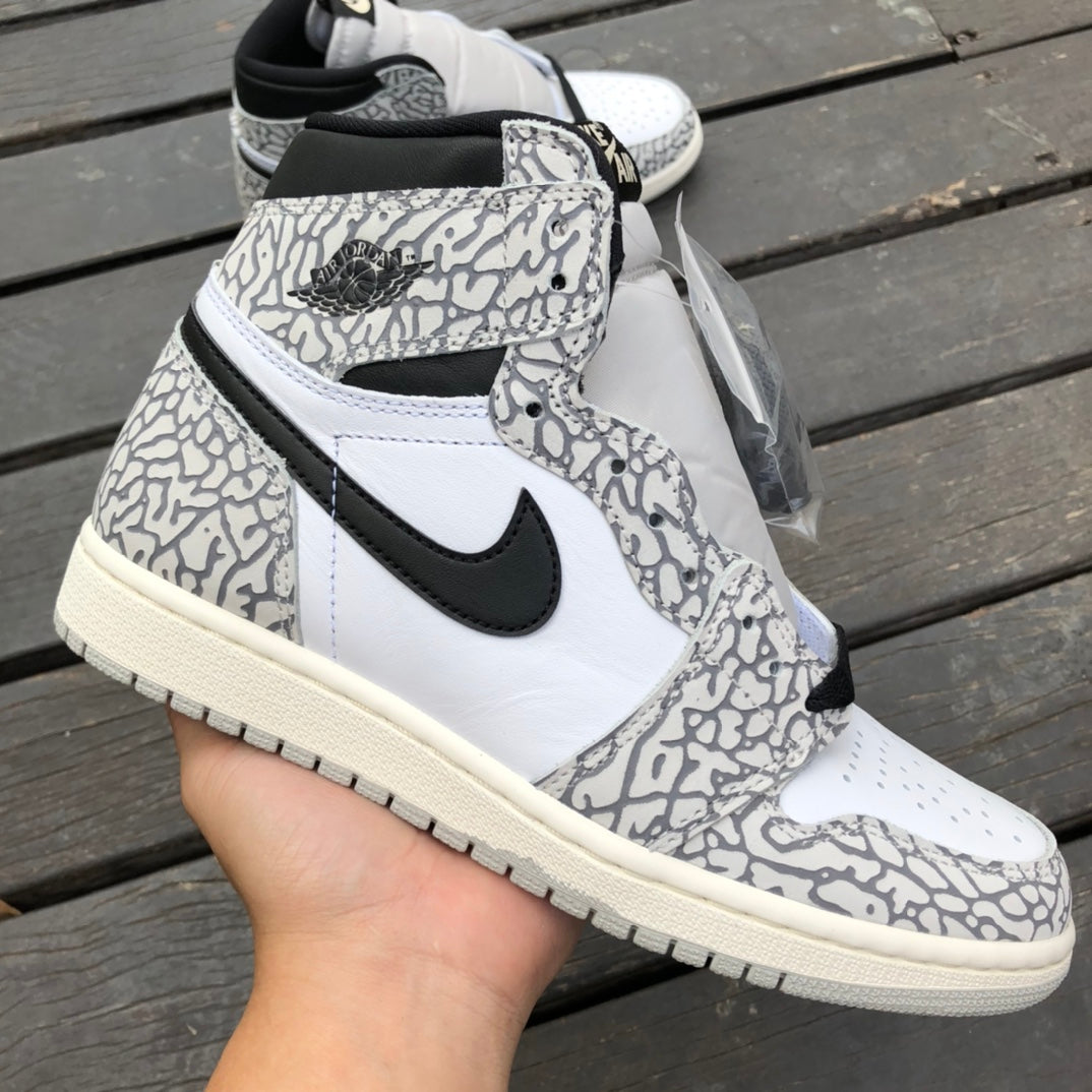 Jordan 1 Retro High OG Bianco Cemento 