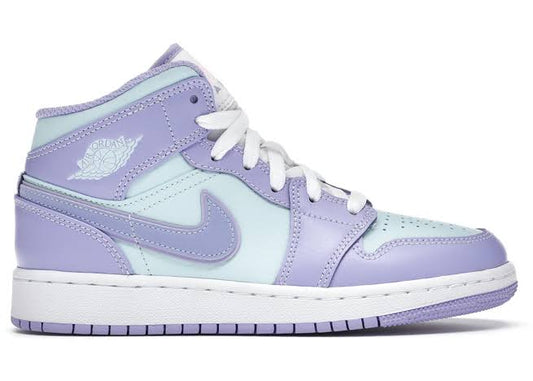 Jordan 1 Mid Viola Acquamarina 