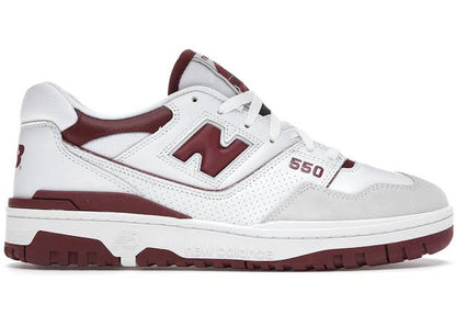 New Balance 550 Sea Salt Burgundy