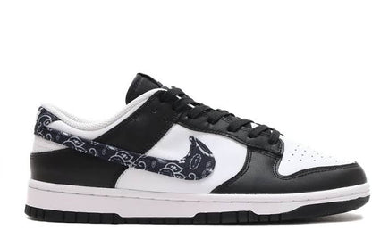 Nike Dunk Low – Schwarzes Paisleymuster