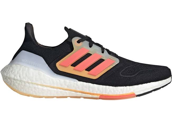 Adidas Ultraboost 22 Black Turbo Flash Orange