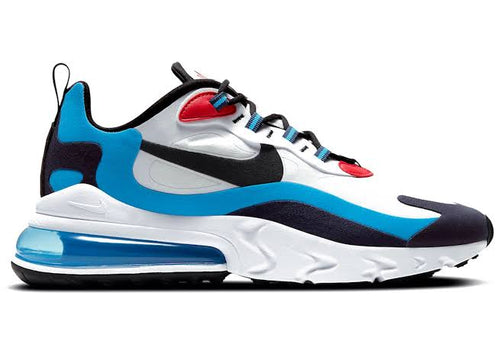 Nike Air Max 270 React Foto Blau Universität Rot