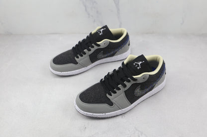 Jordan 1 Low SE Crater Black Grey