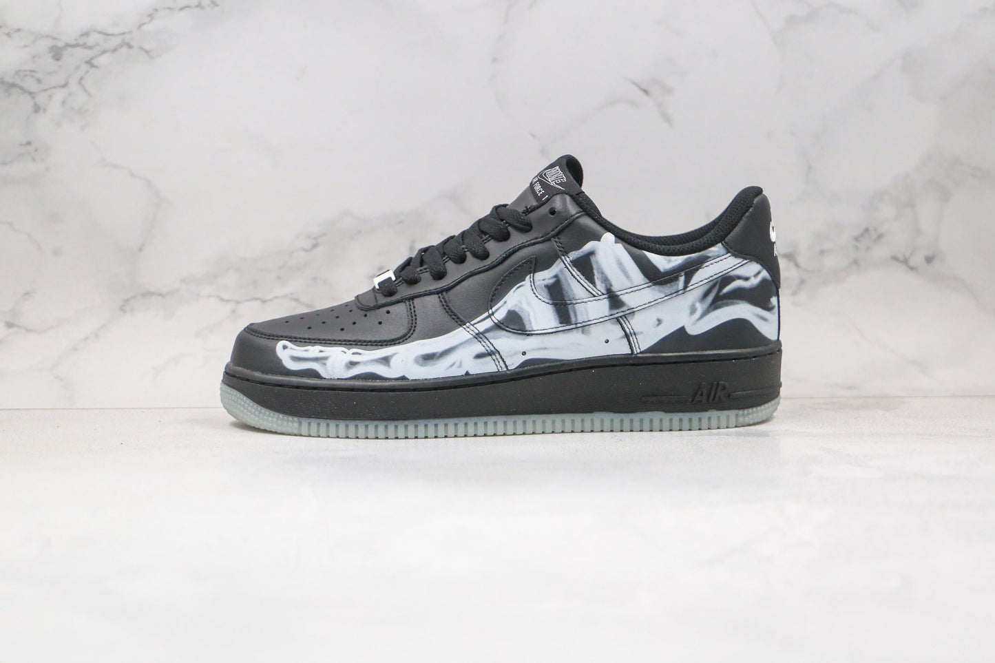 Nike Air Force 1 Schwarzes Skelett