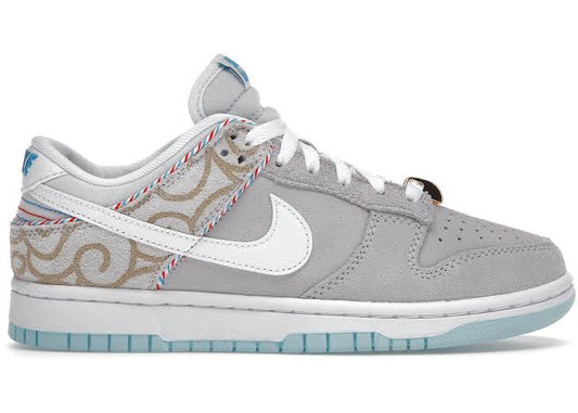 Nike Dunk Low Barber Shop Grau