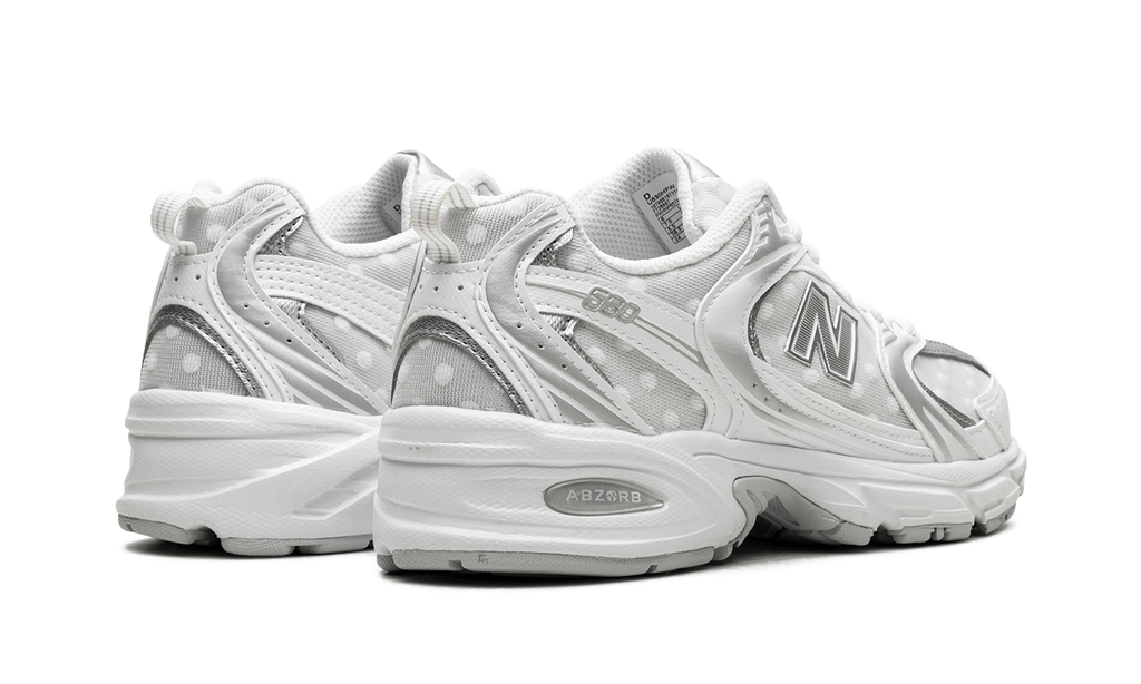 New Balance 530 Silver Metallic Polka Dots