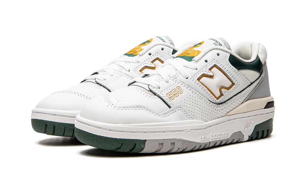 New Balance 550 White Nightwatch Green