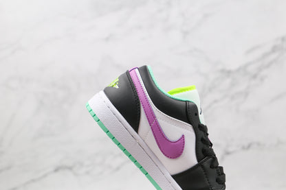 Jordan 1 Low Grün Glühen Violett Schock