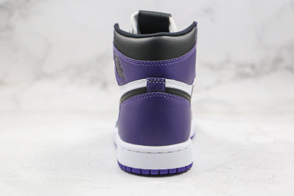 Jordan 1 Retro High Court Viola Bianco 