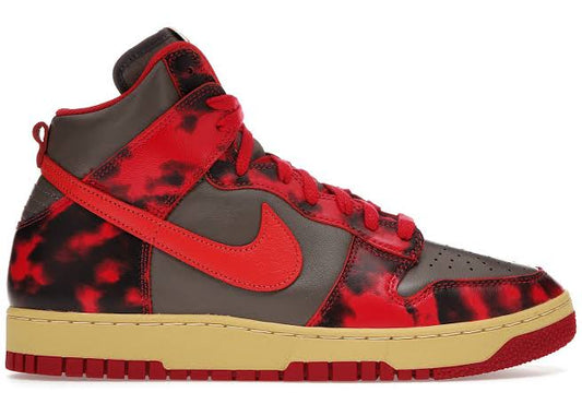 Nike Dunk High Rosso Acid Wash 