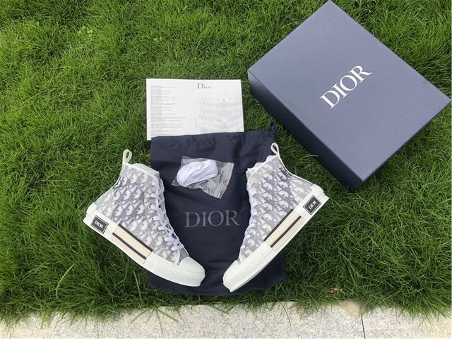 Dior B23 High Top Logo Obliquo