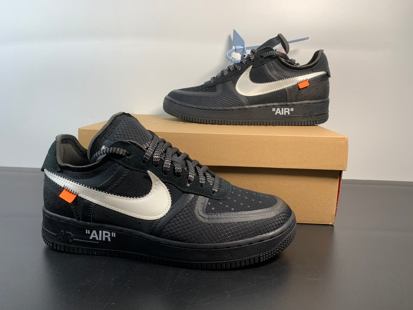 Nike Air force 1 Low Bianco sporco Nero Bianco 