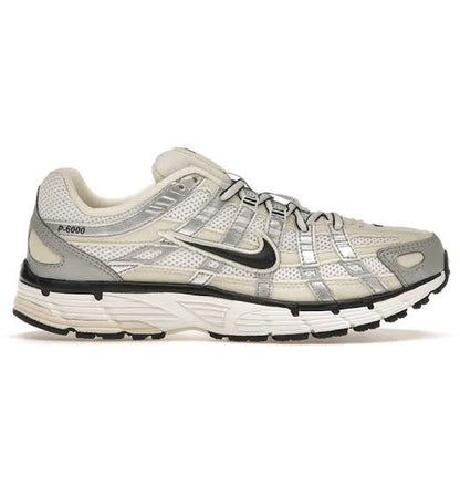 Nike P-6000 Coconut Milk White Metallic Silver