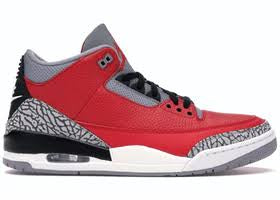 Jordan 3 Retro Unite Rosso Fuoco 