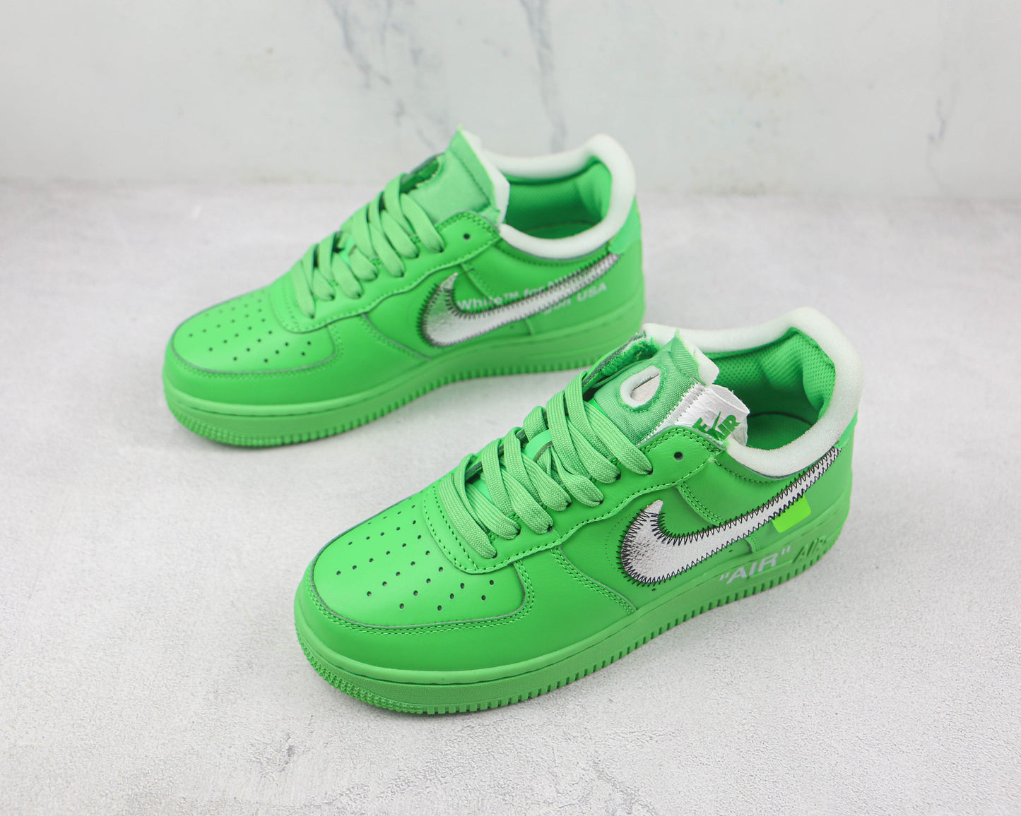 Nike Air Force 1 Low Off White Verde Chiaro Scintilla 