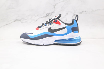 Nike Air Max 270 React Foto Blau Universität Rot