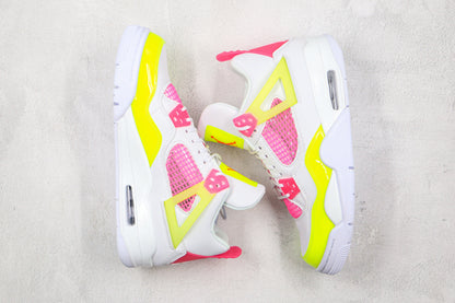 Jordan 4 Retro Bianco Limone Rosa 