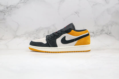 Jordan 1 Low University Gold Schwarz