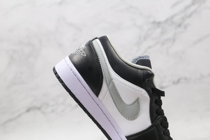 Jordan 1 Low Schwarz Weiß Grau