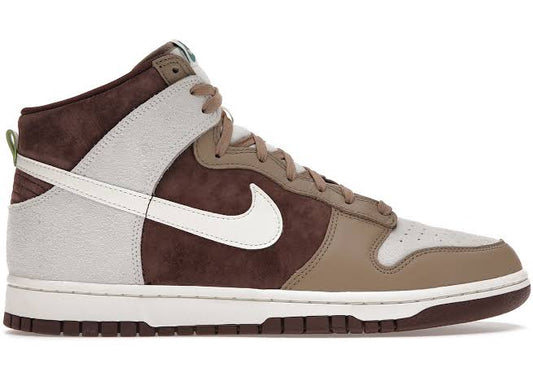 Nike Dunk High Light Cioccolato 