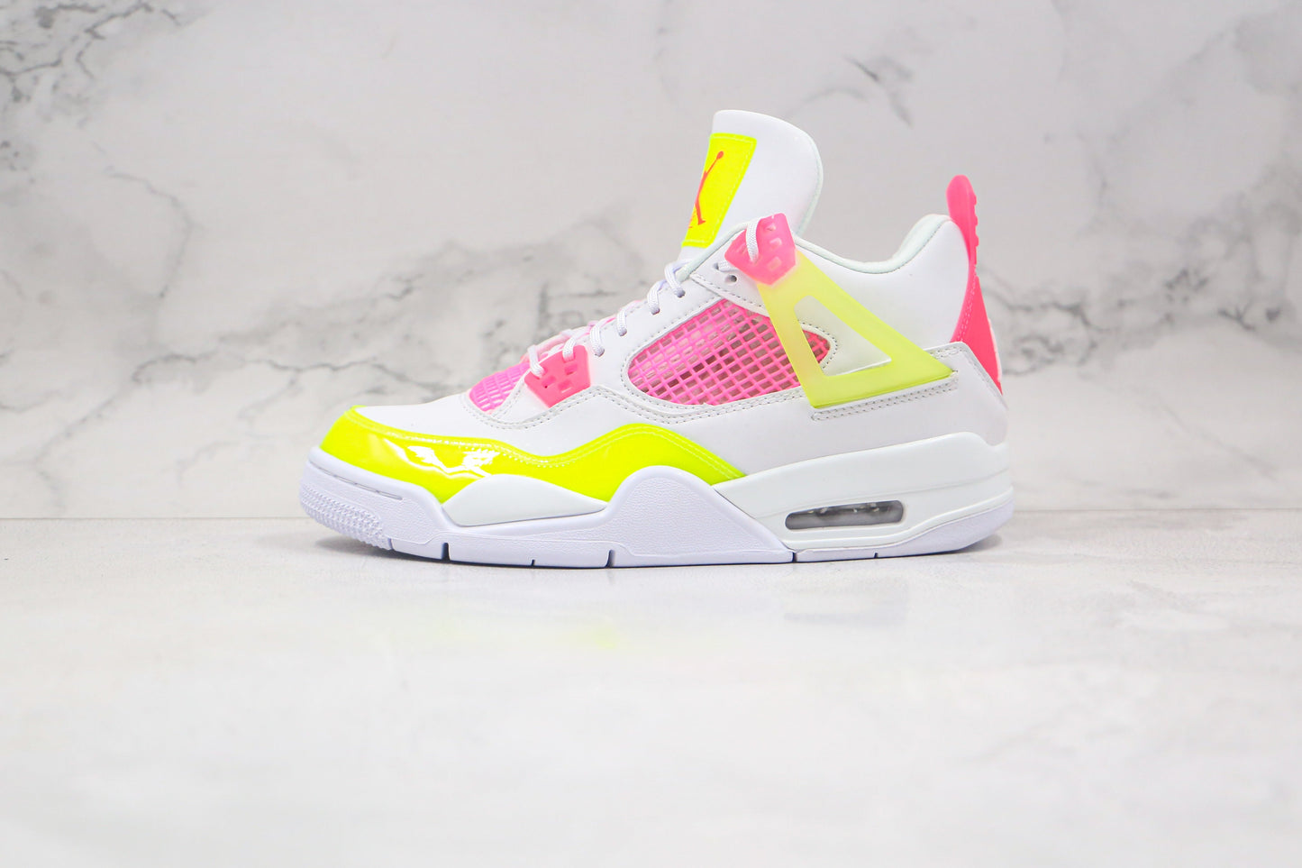 Jordan 4 Retro Bianco Limone Rosa 