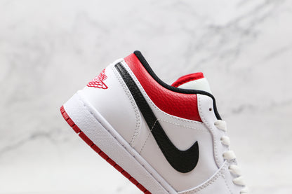 Jordan 1 Low Weiß Gym Rot