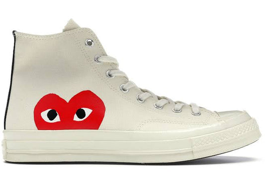 Converse Chuck Taylor All Star 70 Hi Comme des Garçons Play Weiß 