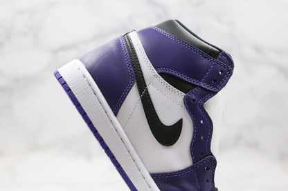 Jordan 1 Retro High Court Viola Bianco 