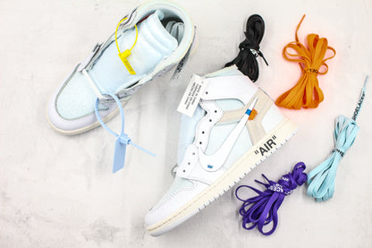 Nike Jordan 1 Retro High x Off White Bianco