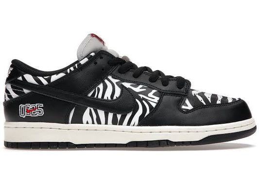 Nike SB Dunk Low Quartersnacks Zebra 