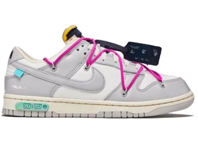 Nike Dunk Low Off White Los 30:50