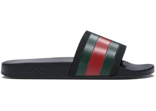 Gucci Rubber Slide Rosso Verde