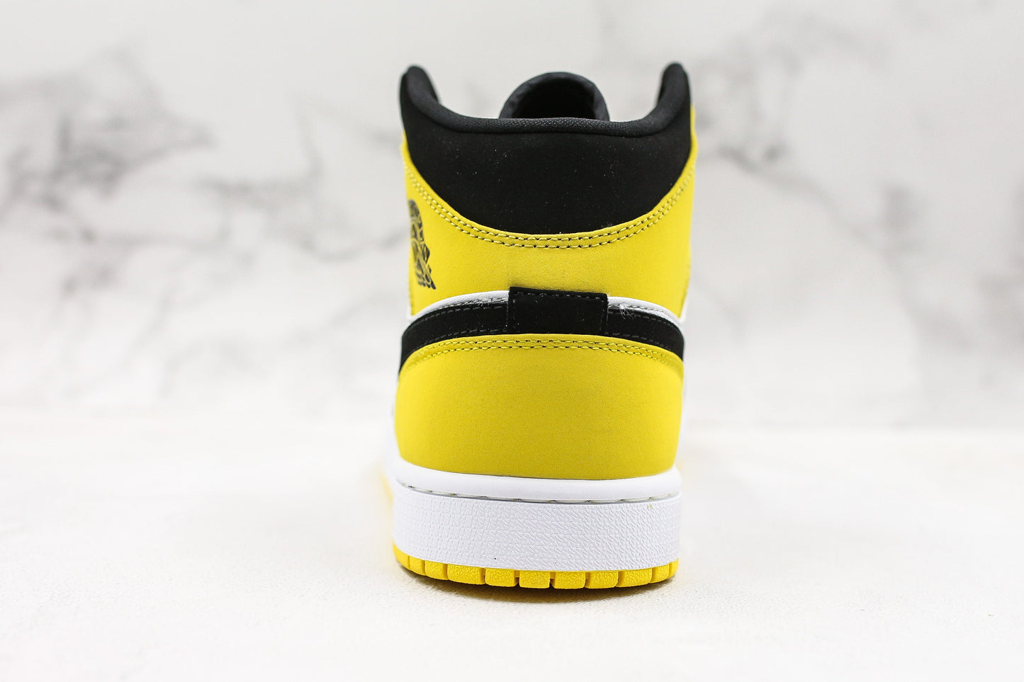 Jordan 1 Mid Yellow Toe Black