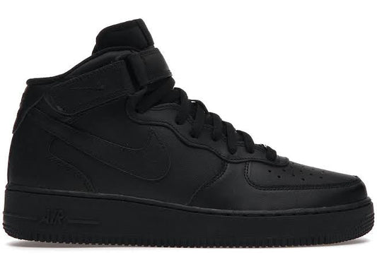 Nike Air Force 1 Mid Schwarz