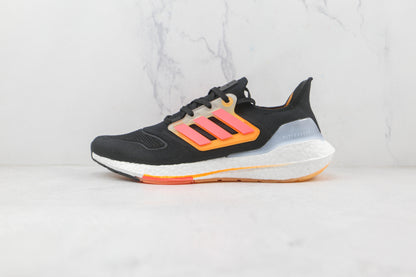 Adidas Ultraboost 22 Nero Turbo Flash Arancione 